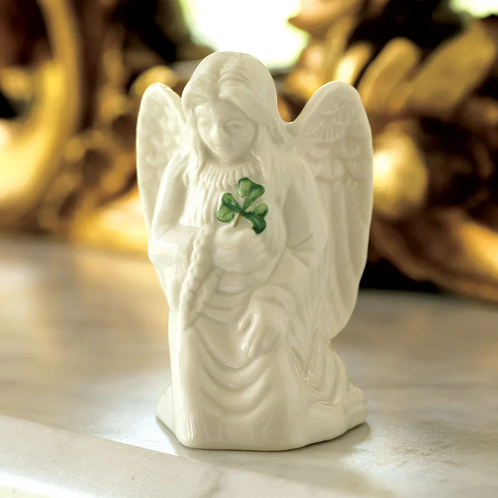 Image of Belleek Angel of Protection Figurine