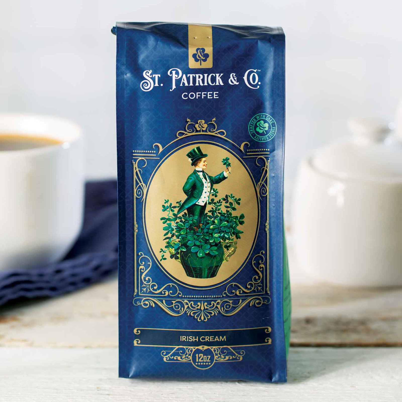 Image of St Patrick & Co. Irish Cream Ground Coffee, 12 oz.