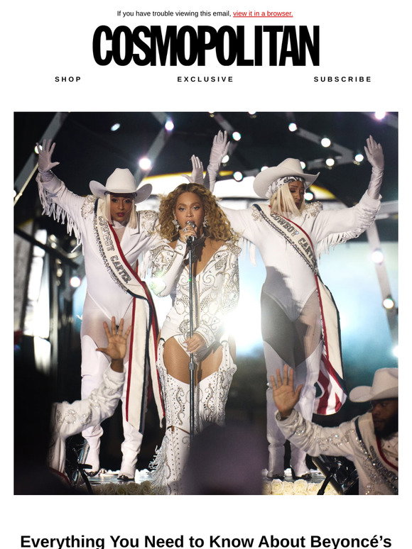 Cosmopolitan: Everything You Need to Know About Beyoncé’s ‘Cowboy ...