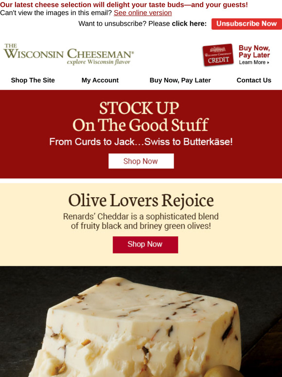 Make Room In Your Cheese Drawer…