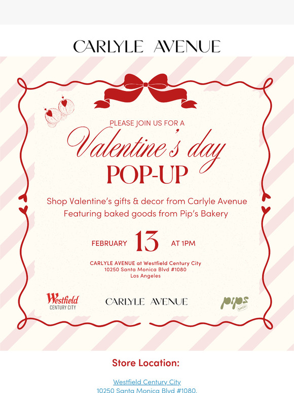Sweeten Your Valentine’s Day – Pop-Up with Pip’s Bakery!