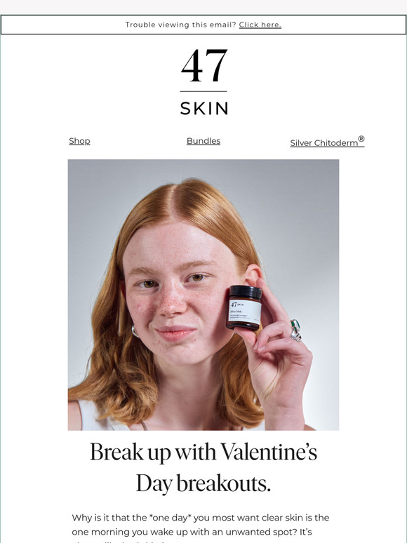 Your skincare saviour for a Valentines Day breakout 💪