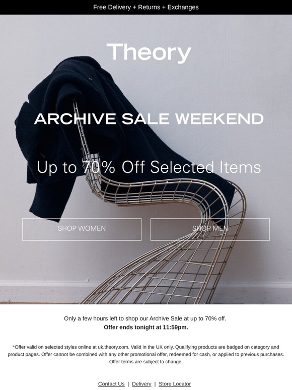 Archive Sale Ends Today