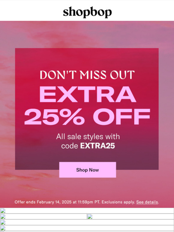 Don't miss: sale on sale