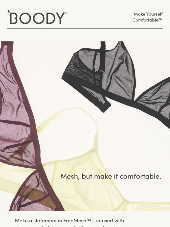 Sheer Comfort in Black, Fig & Lemon