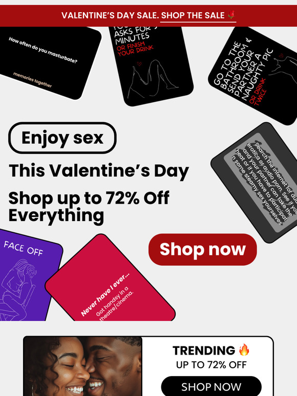 Enjoy sex this Valentine's Day 🔥