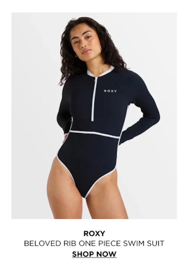 WOMENS BELOVED RIB ONE PIECE SWIM SUIT