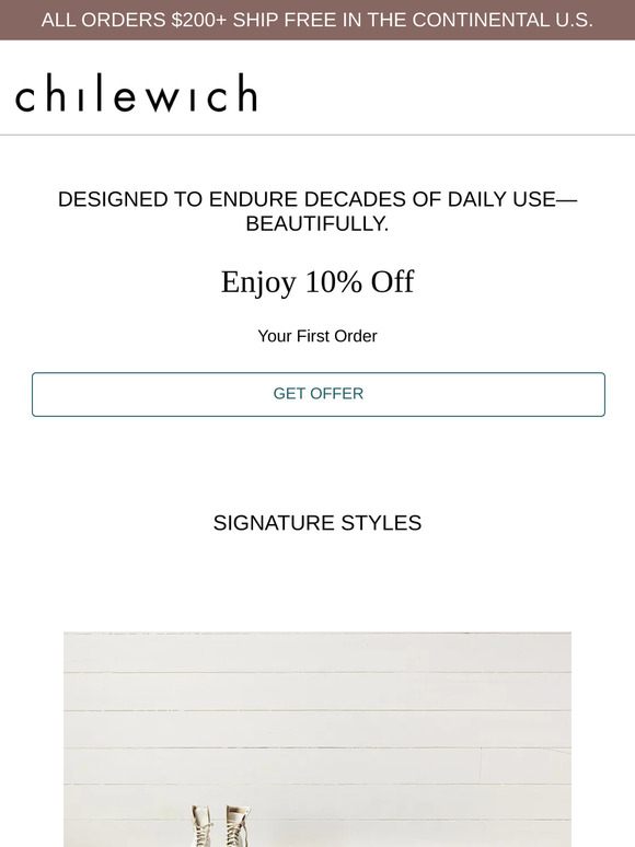 Save 10% on Your First Order
