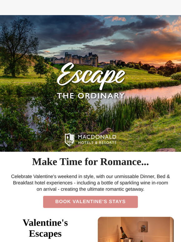 Valentine's Weekend: Indulge in Romance With Our Break Offers 💘🛌