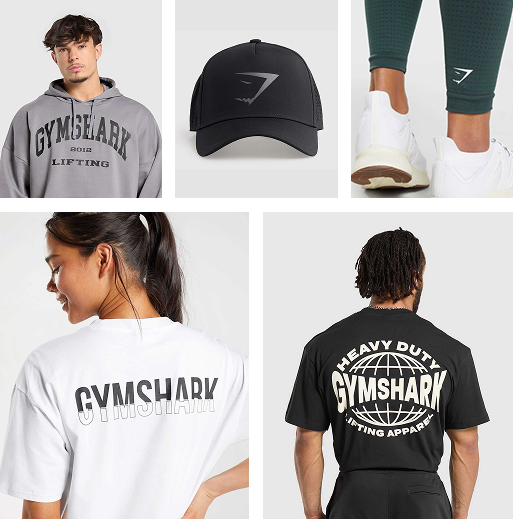  Gymshark products