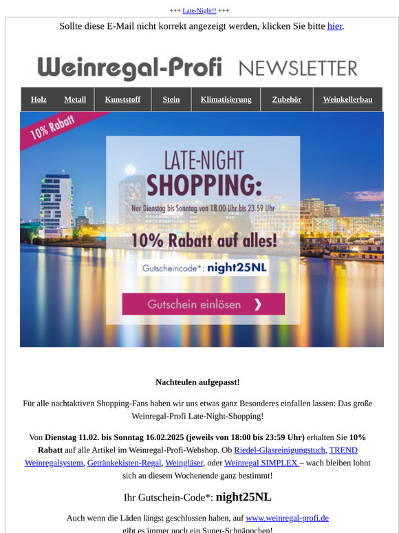 10% Rabatt auf alles!