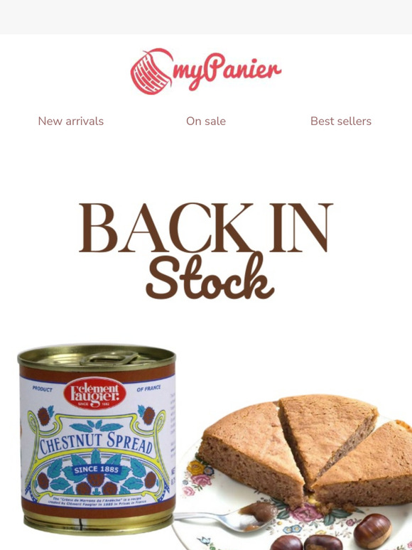 +120 French Specialties now back in stock
