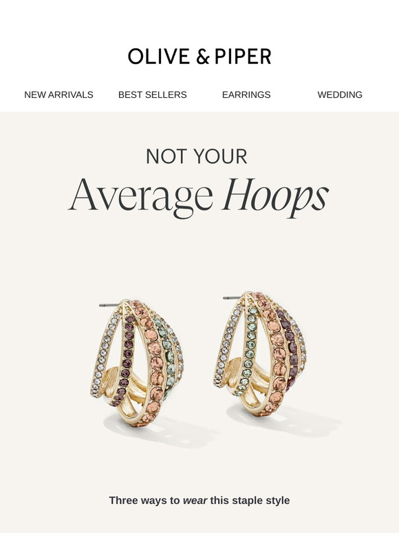 3️⃣ ways to wear your hoops