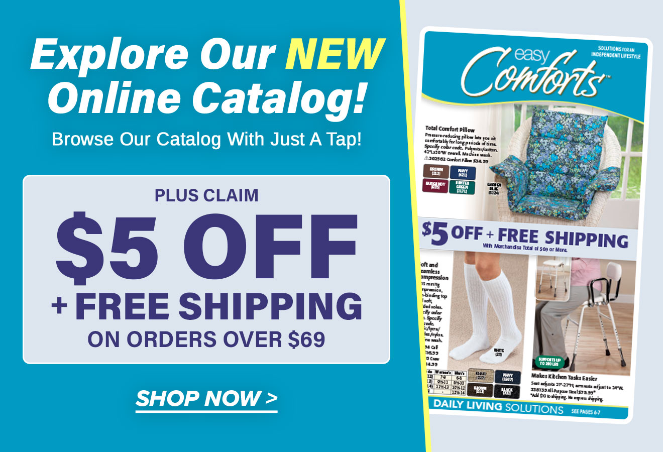 Easy Comforts Online Catalog Inside + 5 Off Milled