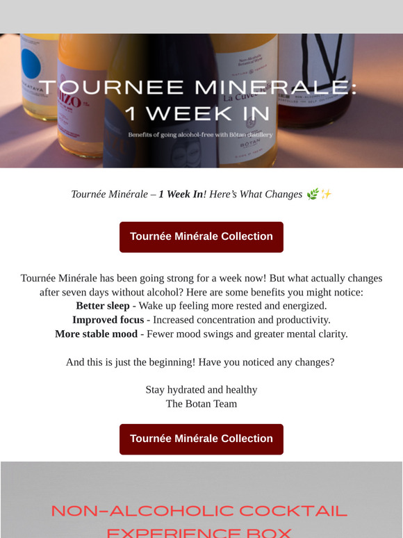 🌿 Tournée Minérale: 1 Week In – Here’s What’s Changing!