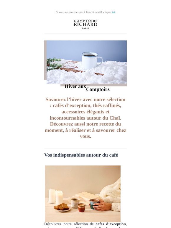 Plutôt café, thé ou boisson gourmande ?☕❄️