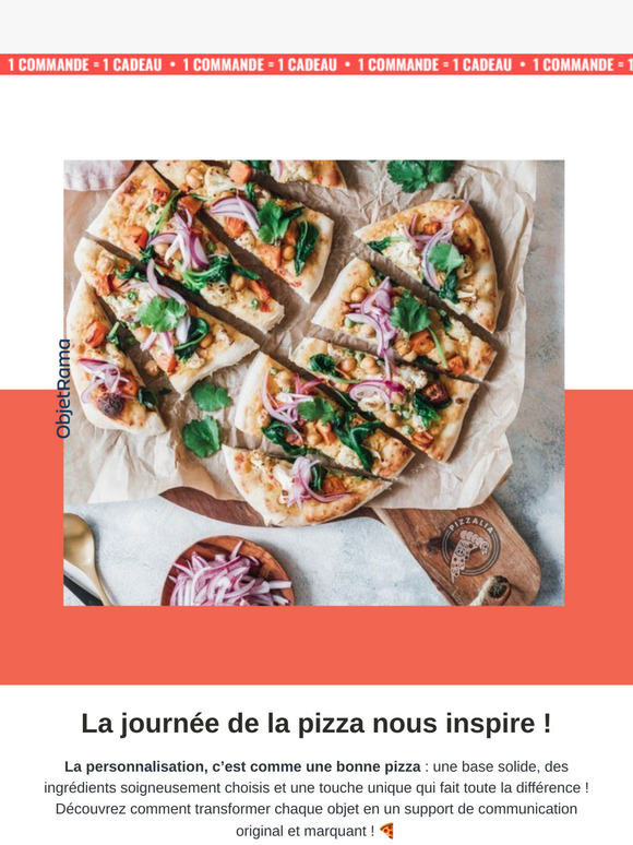 La pizza, une inspiration pour vos objets personnalisés ? Oui, et on vous dit pourquoi !