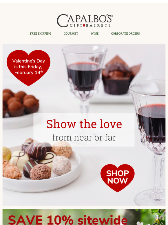 Remember Your Valentine this Friday