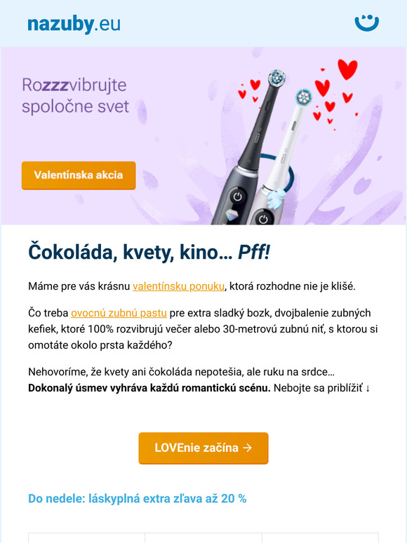 [Extra zľava až 20 %] 💝LOVEnie valentínskych darčekov začína!
