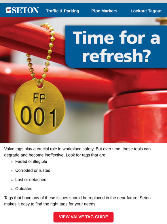 When and why to replace your valve tags