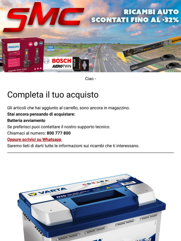 Grazie per la visita