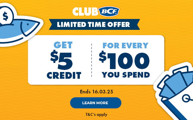 Get $5 Credit for every $100 you spend