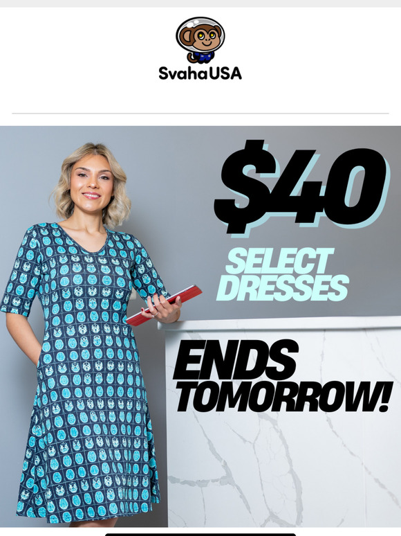 LAST CHANCE for $40 dresses! 👗