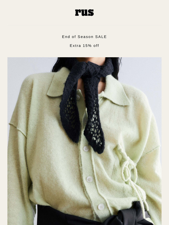 Ending Soon — extra 15% off the WINTER SALE