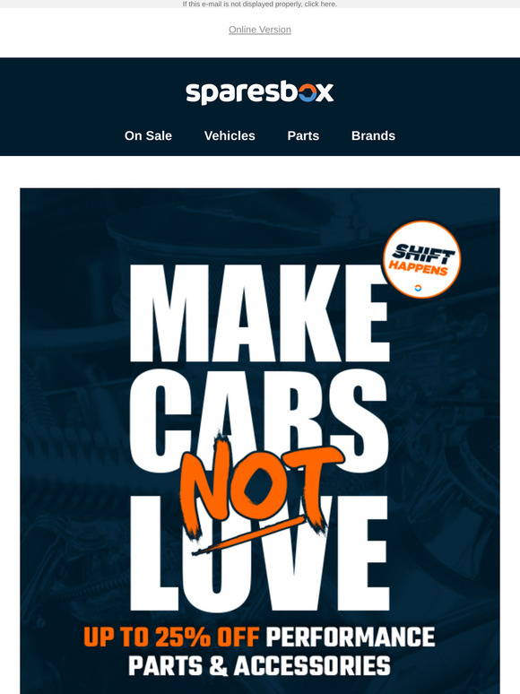 Show Your Car Love & Save Up To 25% Off!