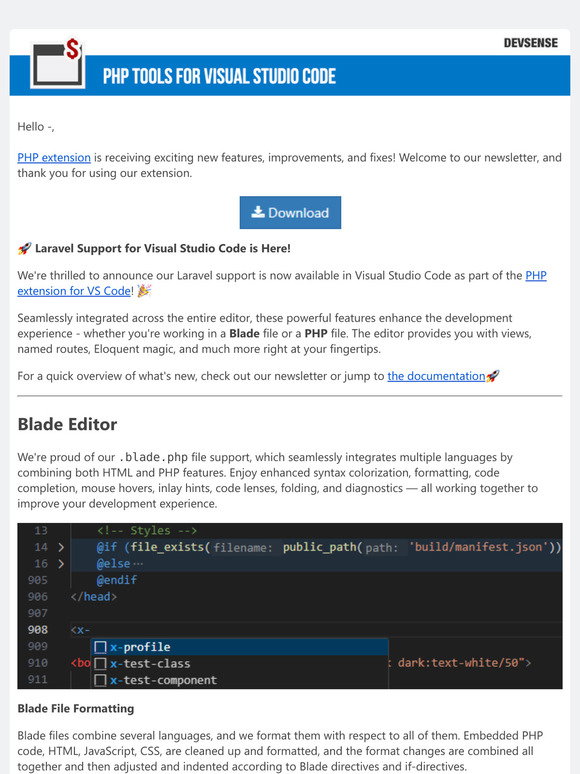 DevSense: Laravel IDE in Visual Studio Code | Milled
