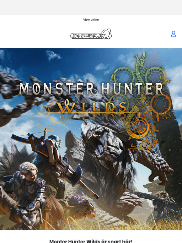 Monter Hunter Wilds är snart här!