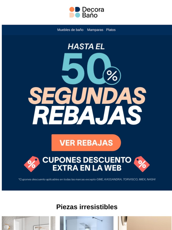 Segundas Rebajas: Hasta -50%