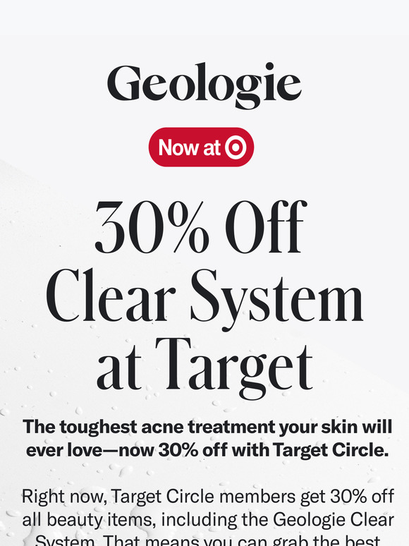 Bad for Acne, Nice for Your Wallet—Save 30% at Target!