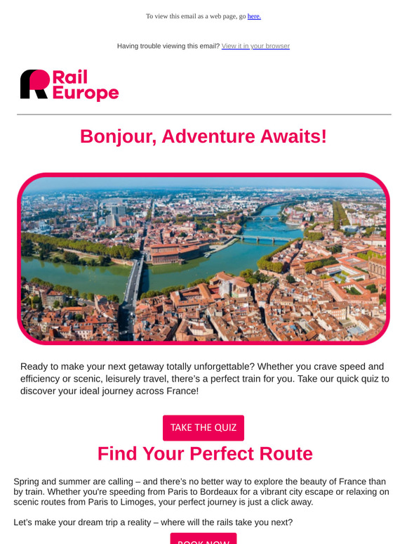 Ready to explore France? Book now for travel through June!