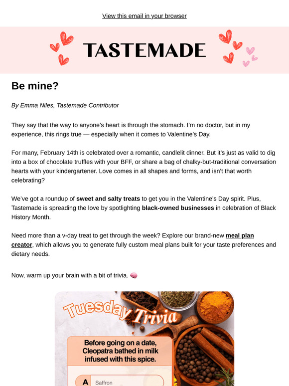 Valentine's Day treats