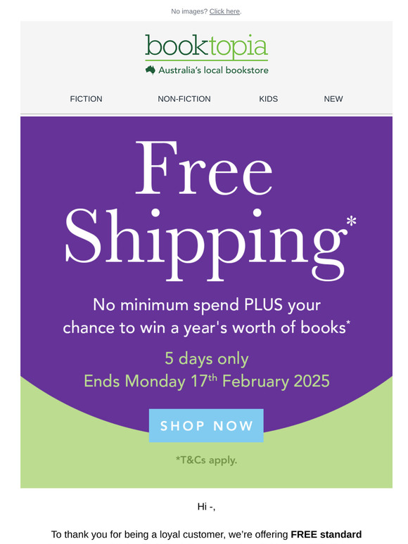 📚WIN a year's worth of books, up to the value of $500*