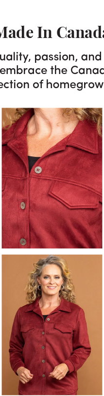 Suede Oversize Long Sleeve Top