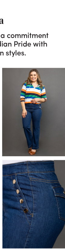 Gold Snap Pocket Jean