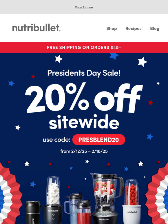 Presidential savings!
