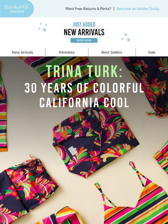 💖 Trina Turk Turns 30— And We’re Bringing the Party to Bed!