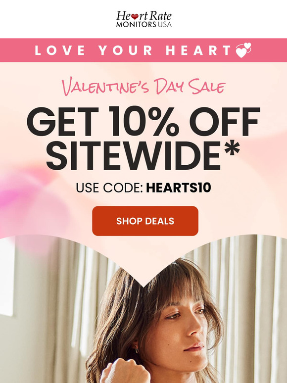 Love Your Heart: 10% OFF Sitewide Valentine's Sale!