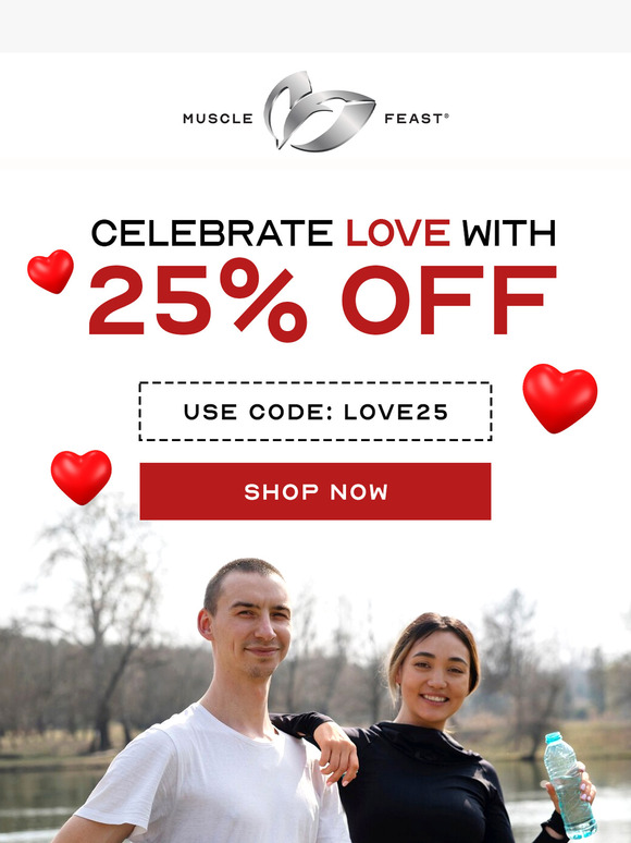 💘LOVE IS IN THE AIR—AND 25% OFF!