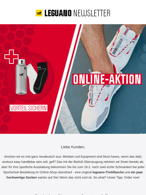 🦶  Online Aktion: Jetzt Vorteile sichern!