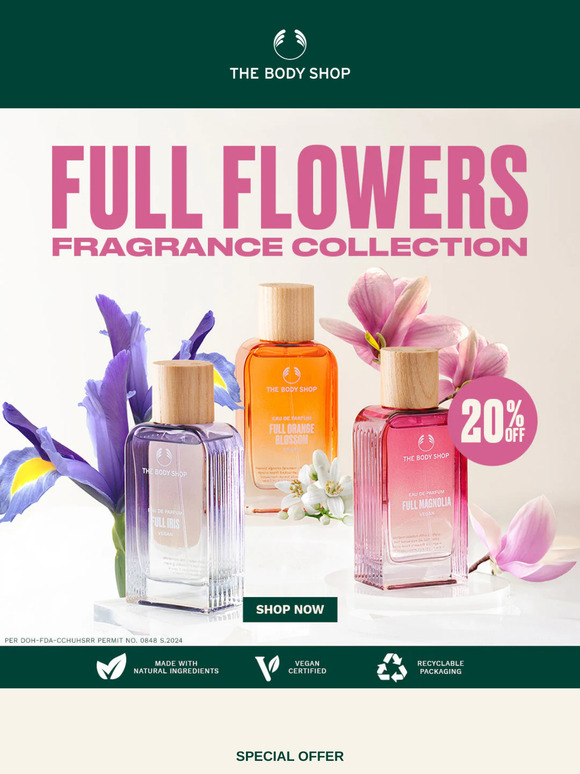 Last-Minute Valentine’s Gift? 🩷 Our Full Flowers Fragrance Collection is here! 💐
