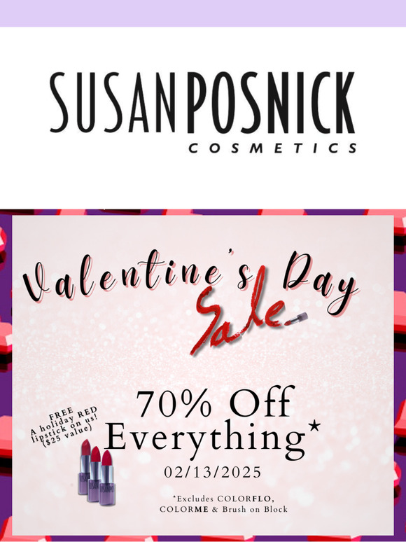Share the love with 70% savings this Valentine's!