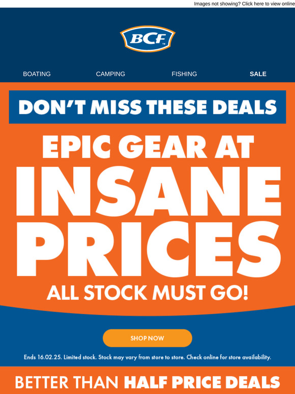 Better than half-price deals inside 👀