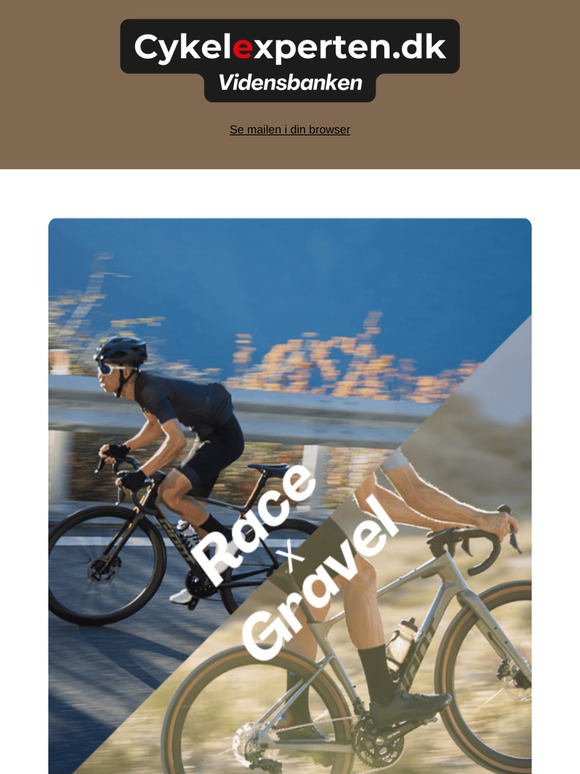 🤷‍♂️ Forskellen på en racer og en gravel cykel?