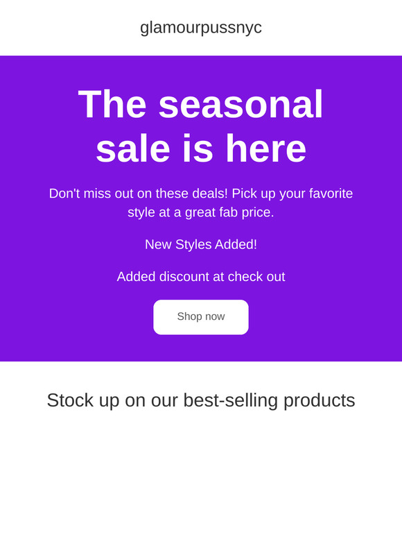 WINTER WAREHOUSE SALE IS ON!