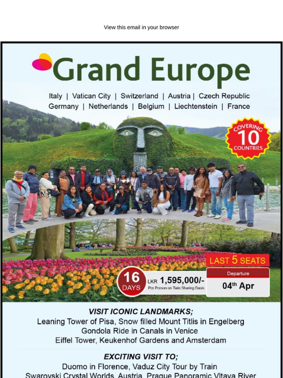 GRAND EUROPE ADVENTURE – 10 COUNTRIES IN 16 DAYS!