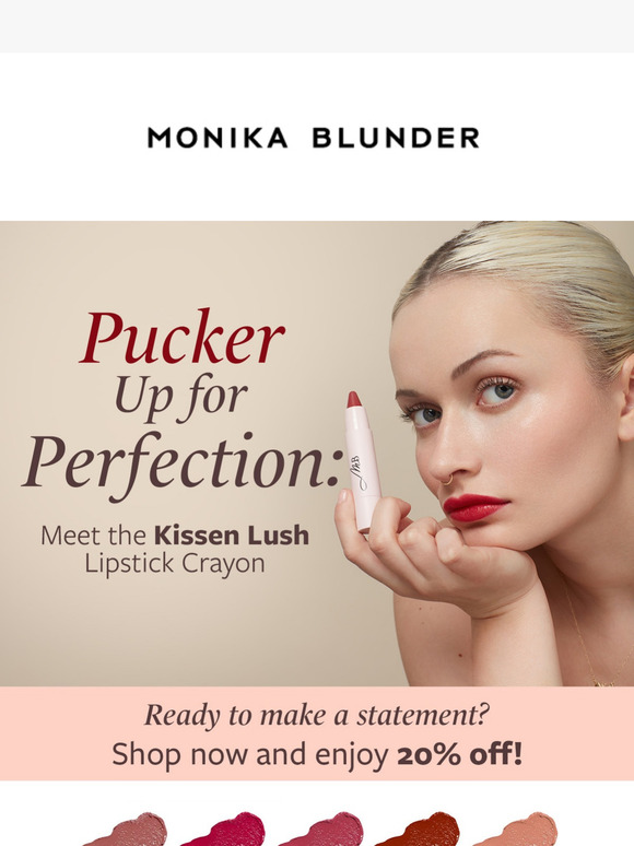 Get Lush Lips with 20% Off Kissen Lush Lipstick – Limited Time Offer!